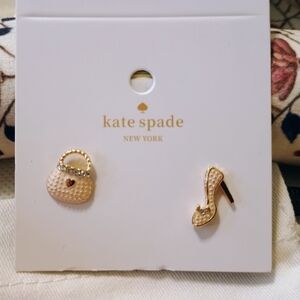Kate Spade Purse And Heels Earrings